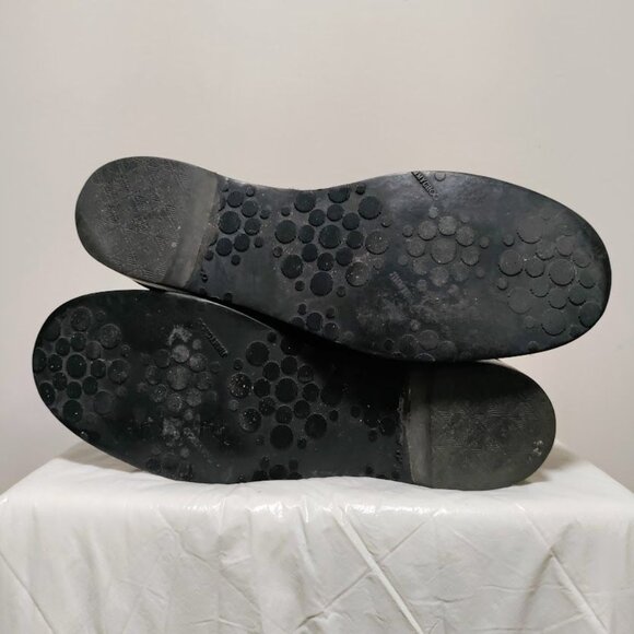 Jimmy Choo Suede Festival Rabbit Fur Boho Aztec Trim Boots Chocolate Women's 9 - Picture 16 of 16